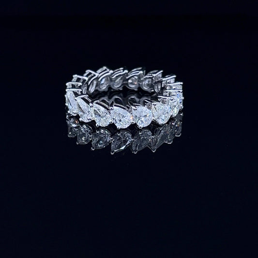Pear Eternity Band Diamond Ring (ARJS2807)