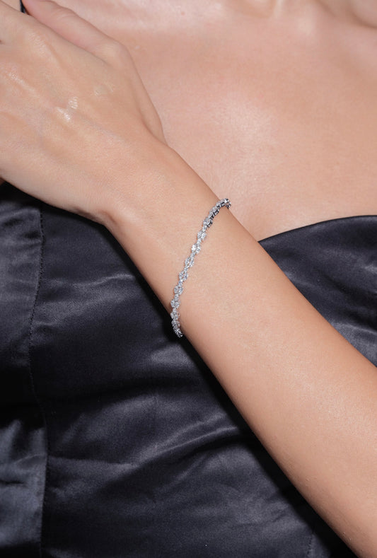 Marquise Cut Diamond Bracelet (ARJS3605)