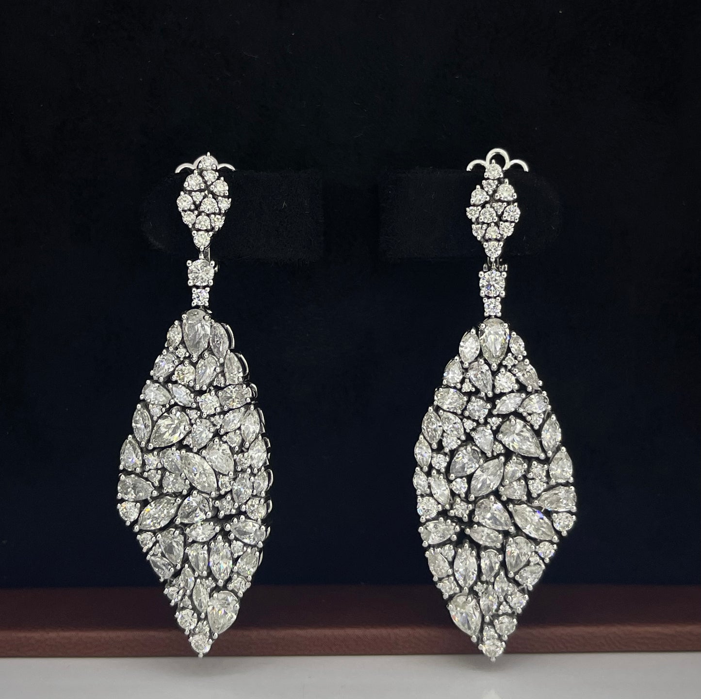 Mix Shape Fancy Dangling Earrings (ARJS3960)