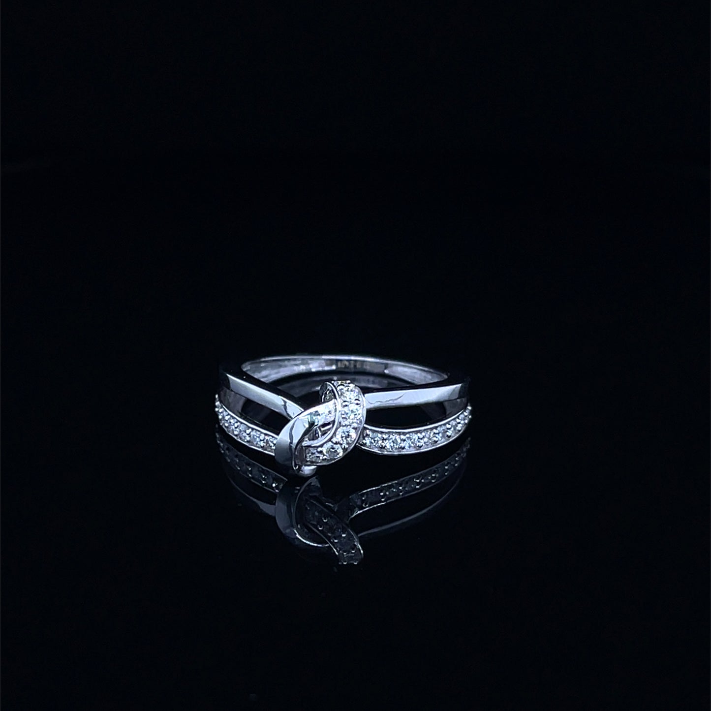 Knot Design Diamond Cluster Ring (BRD1249)