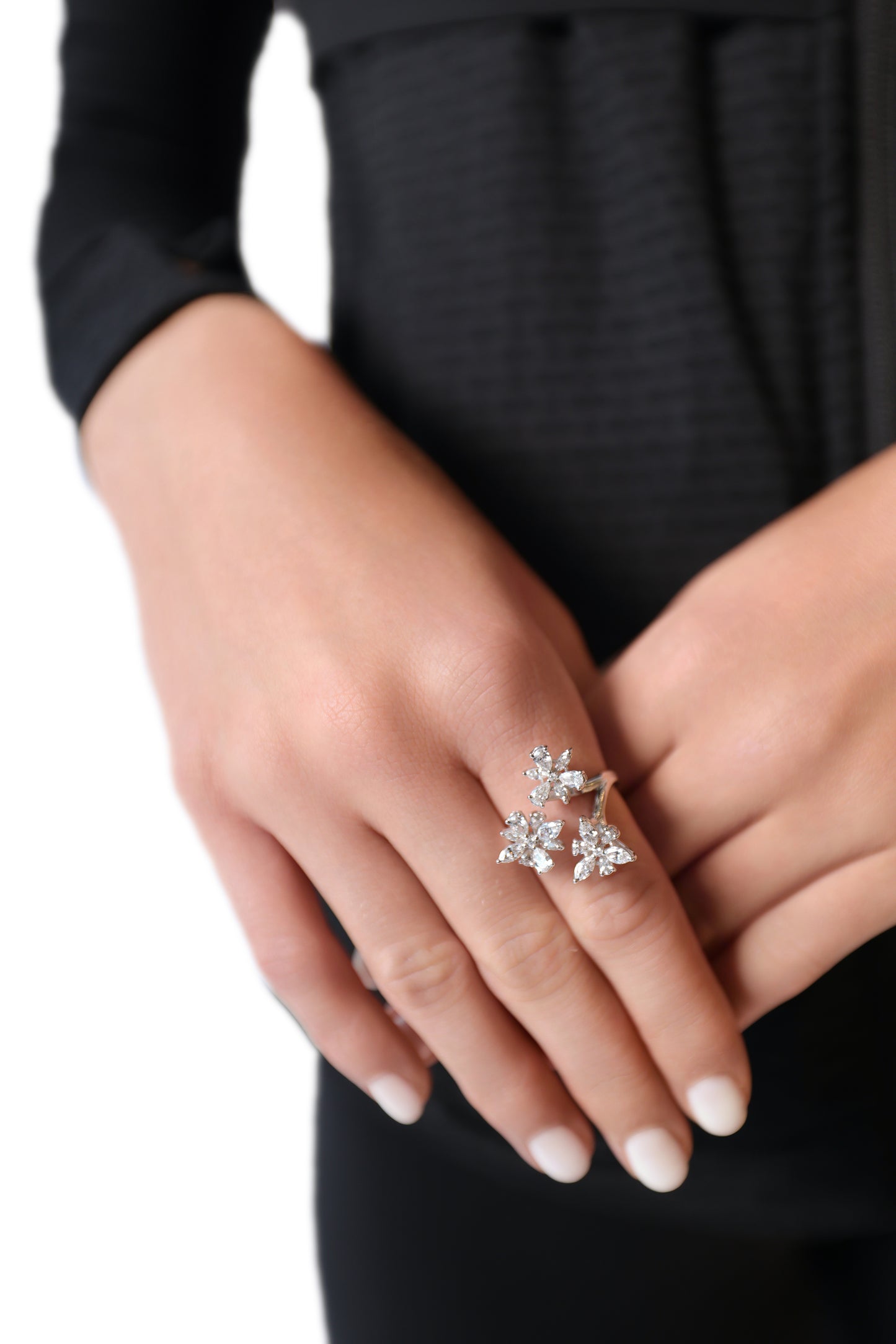 Blossom Open-Style Diamond Ring- ARJS3355