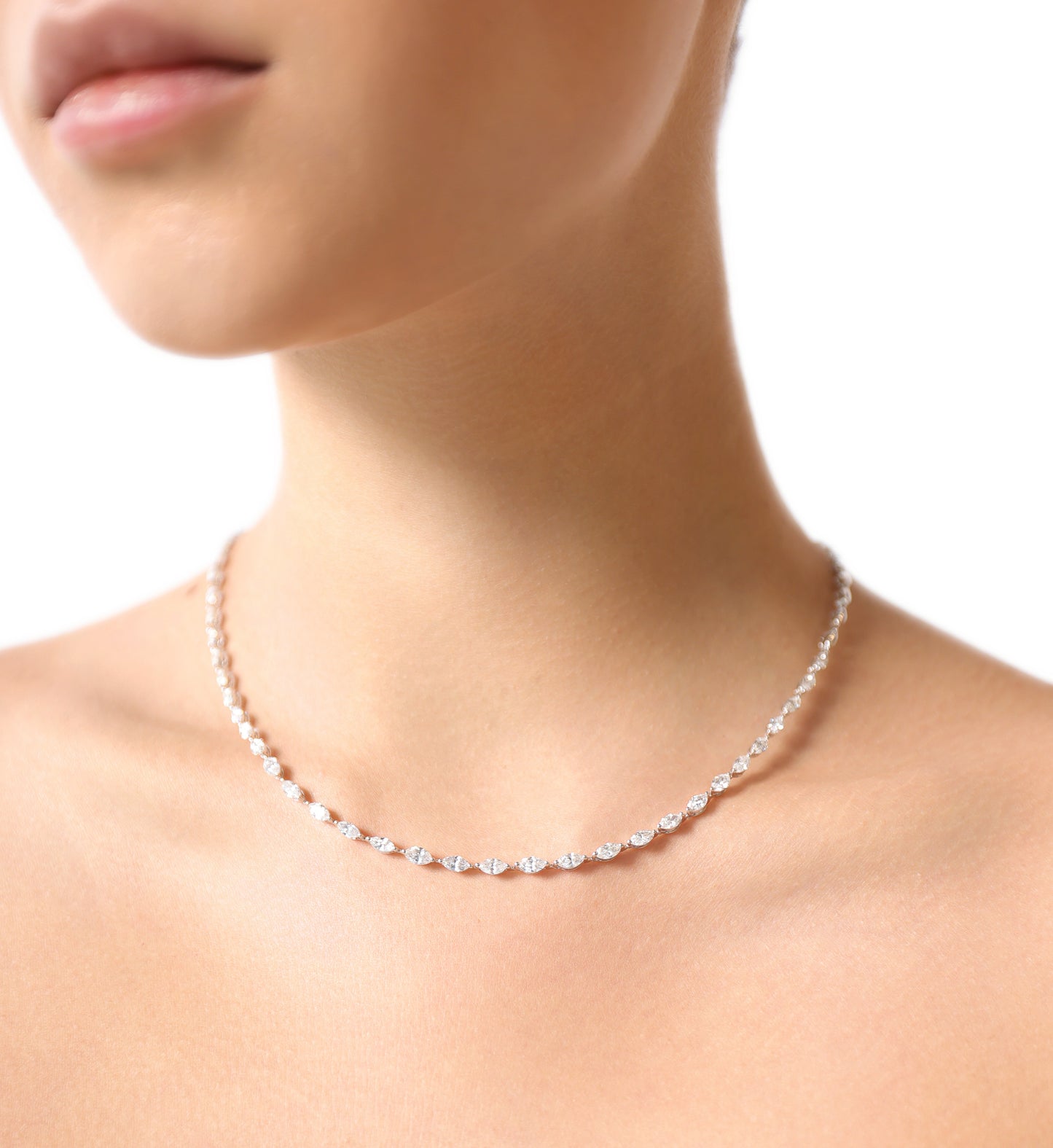 Marquise Diamond Necklace(ARJS3016)