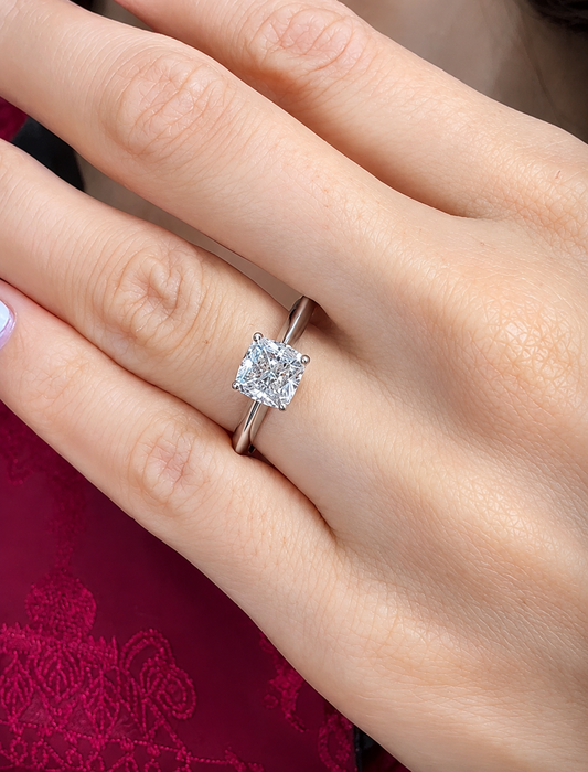 1.7CT Cushion Diamond Ring (ARJS2096)