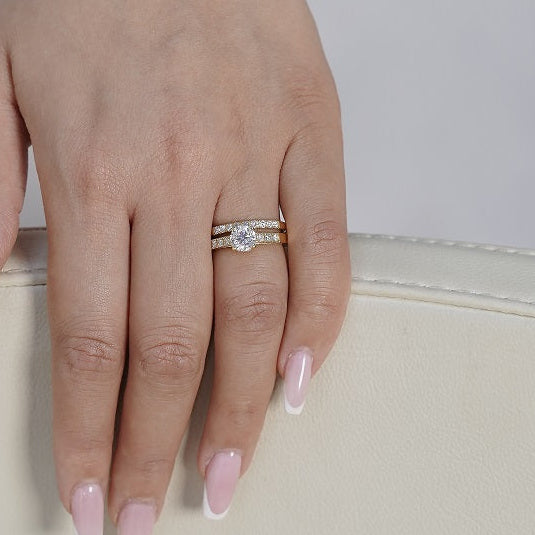 1CT Round Diamond Twin Ring (ARJS2525)