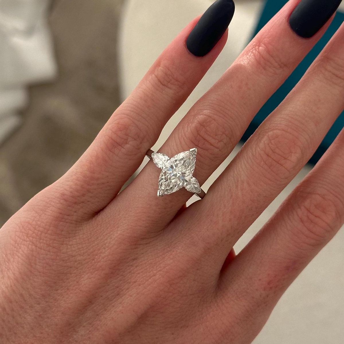 1.5 Carat Marquise Triology Diamond Ring (ARJS4123)