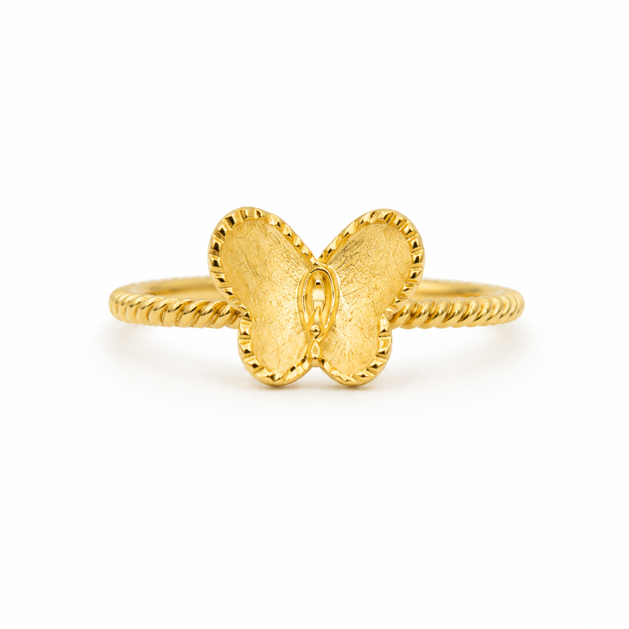 18K Gold Butterfly Statement Ring (GJEW12)