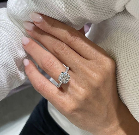 2CT Round Solitaire Ring (ARJS3042)
