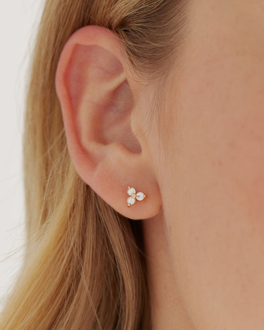 Round Diamond Stud Earring (ARJS2614)