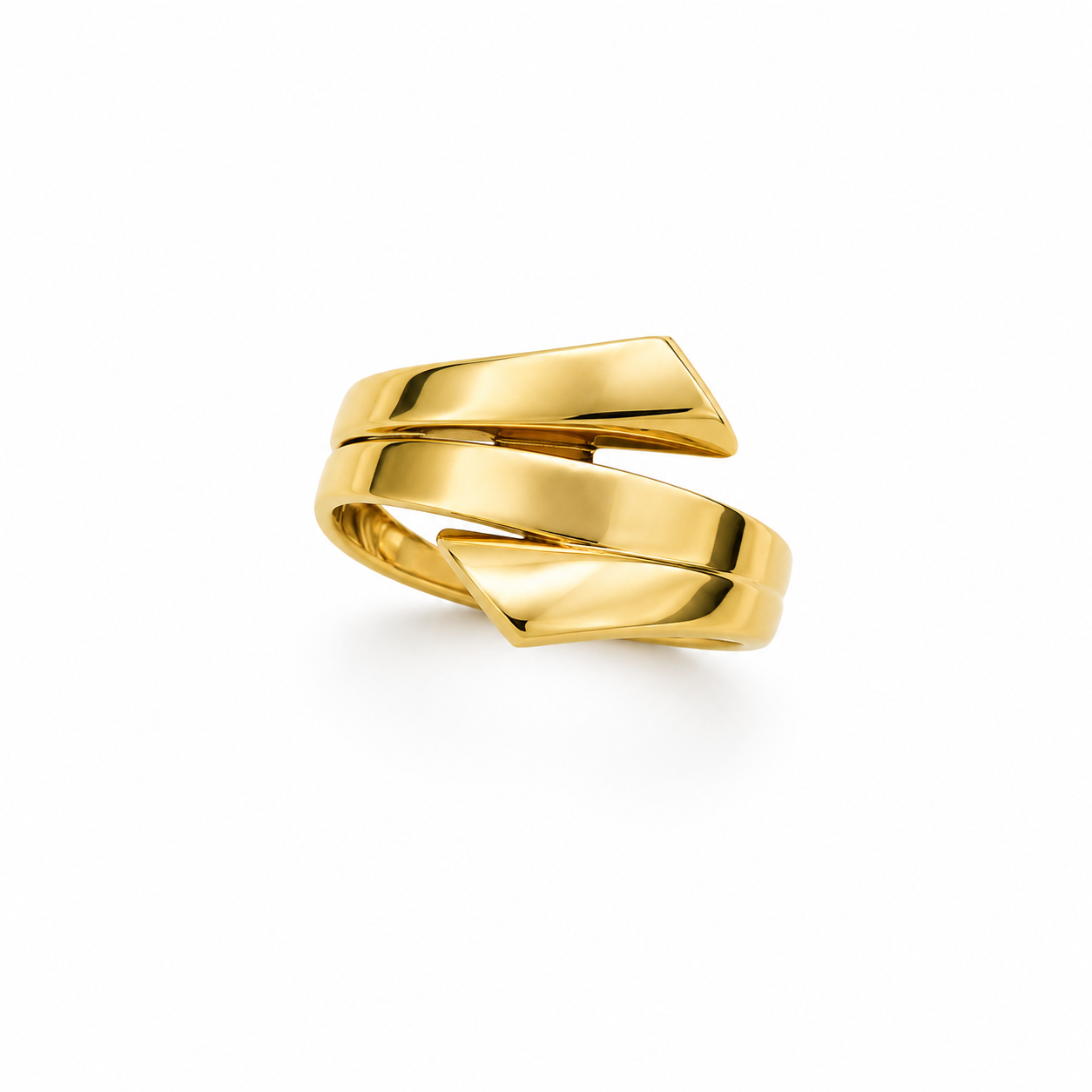 18k Gold Wrap Ring for Women | Minimal Statement Jewelry (GJEW116)