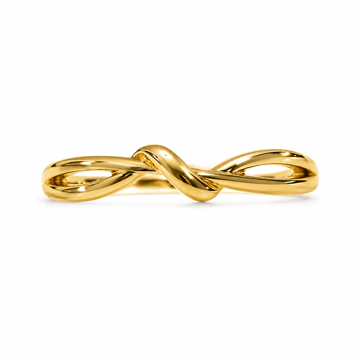 18k Gold Infinity Twist Ring (GJEW25)