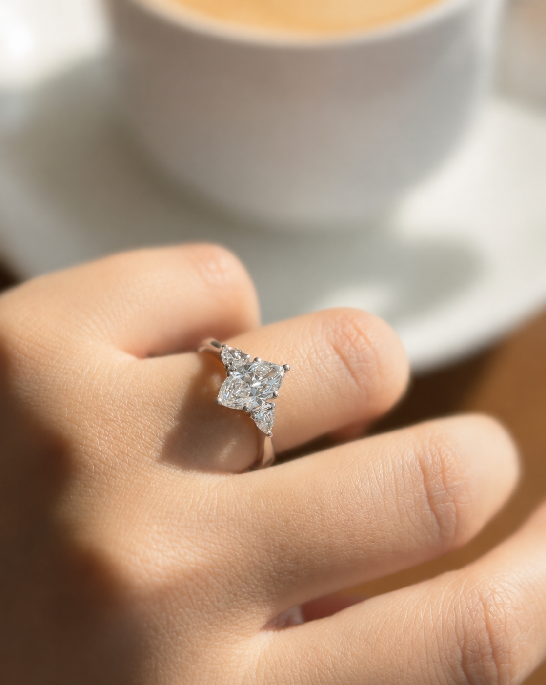 1.5 Carat Marquise Triology Diamond Ring (ARJS4123)