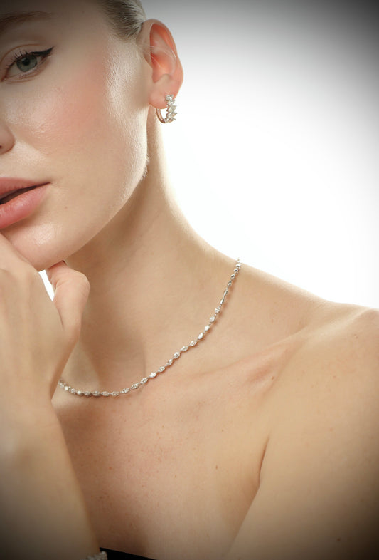 Marquise Diamond Necklace(ARJS3016)