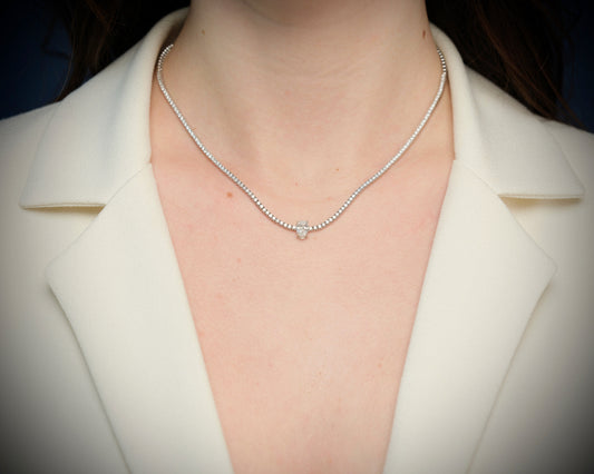 Oval Diamond Choker  (ARJS3139)