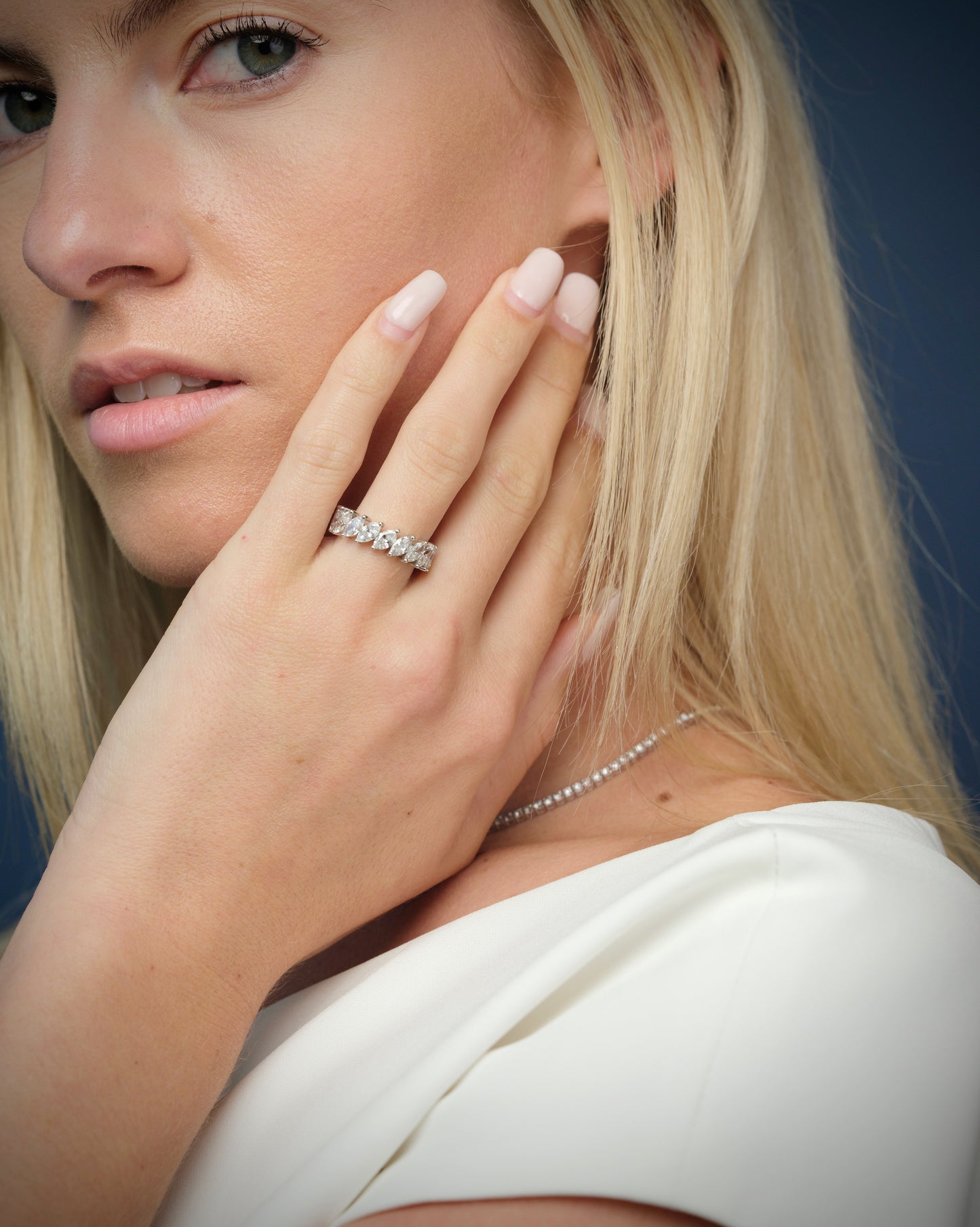 Marquise Full Eternity Band (ARJS2538)