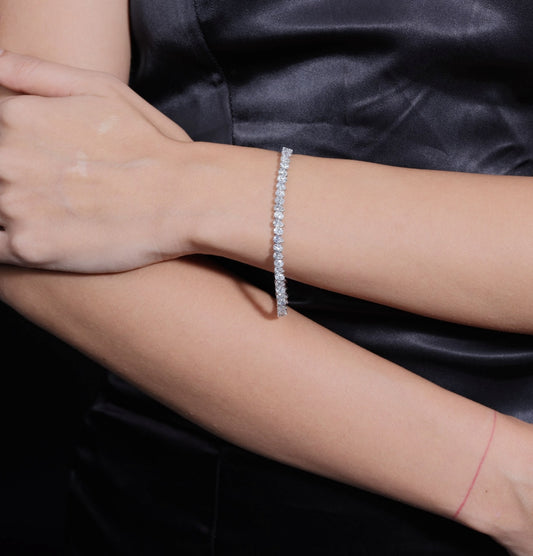 Pear and Oval Diamond Bracelet (ARJS3550)