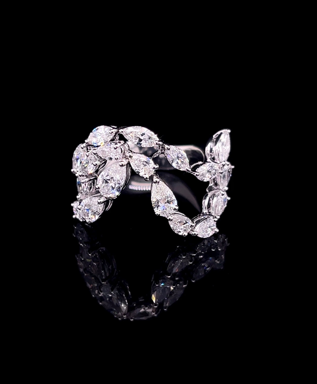 Pear & Marquise Diamond Ring (ARJS4024)