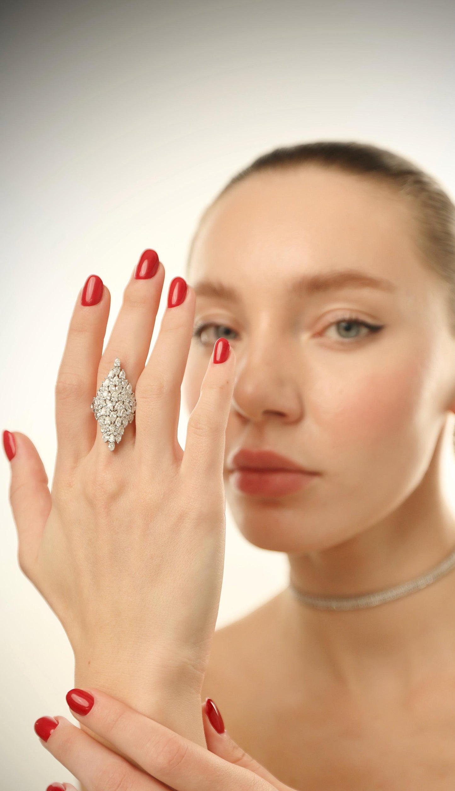 Pear & Marquise Diamond Ring (SKJ1207)