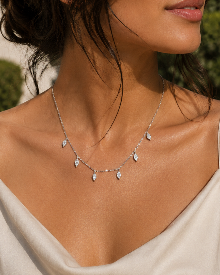 Marquise Charm Pendant (ARJS2359)