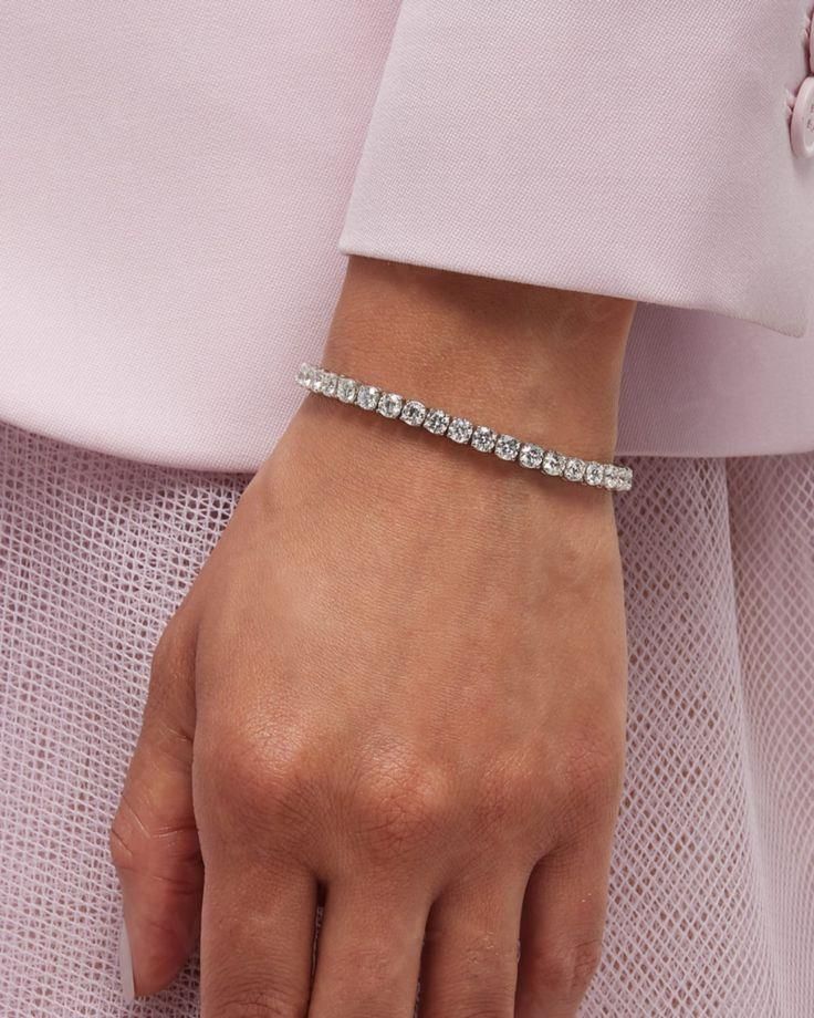 20 Pointer Round Tennis Bracelet (ARJS4294)