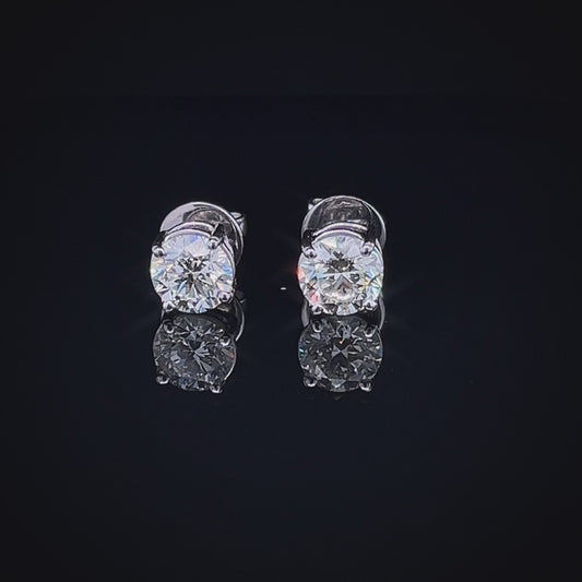 1.5CT Each Round Stud Earring (ARJS2725)