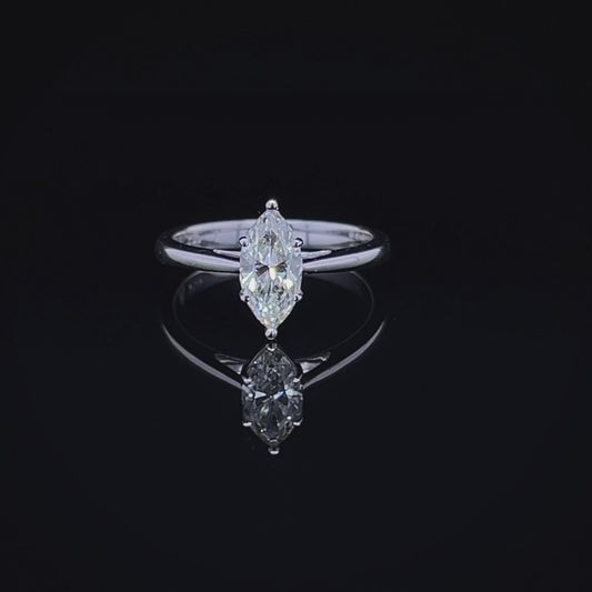 Marquise Solitaire Diamond Ring (ARJS2185)