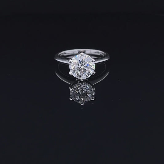2.25CT Round Tiffany Ring (PA578)