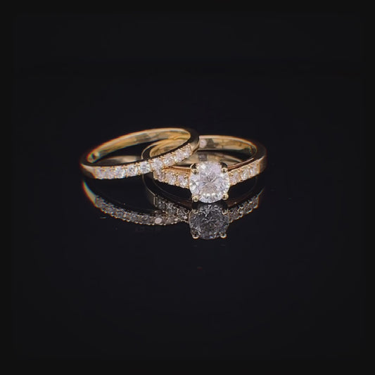 1CT Round Diamond Twin Ring (ARJS2525)