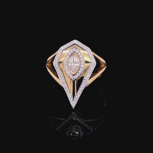 Marquise Pointed Diamond Ring (SKJ1209)